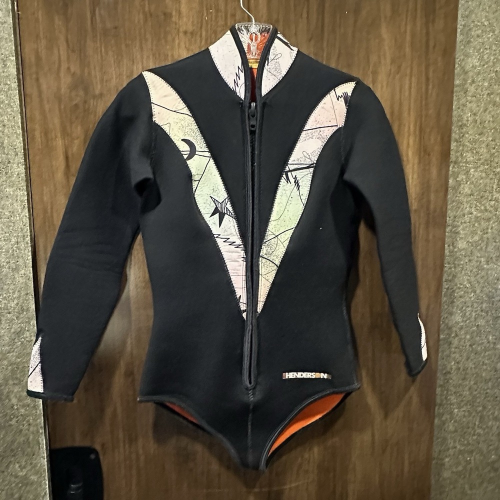 Henderson Aquatics Monokini One Piece Wetsuit L Neoprene Long Sleeve Scuba Surf